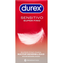 Durex - Super Fin Et Sensible 6 Unités